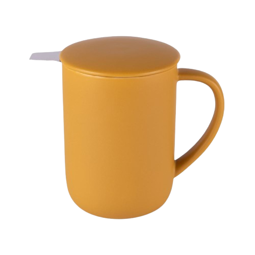 Tisanière de 47cl Uno jaune mat de la marque Table Passion.