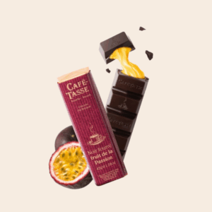 Barre de Chocolat Noir Fourré Fruit de la Passion - 45g