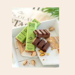 Barre de Chocolat au Lait & Praliné Pistache - 45g