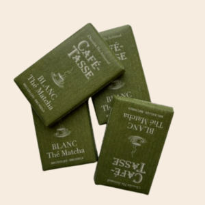 Sachet de 10 Mini Tablettes Chocolat Blanc & Thé Matcha