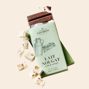 Tablette de Chocolat au Lait & Nougat - 85g